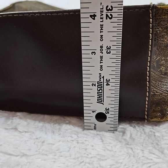 Relic Crossbody Embossed Paisley Pattern Bohemian Vegan Leather Adjustable - Picture 6 of 16